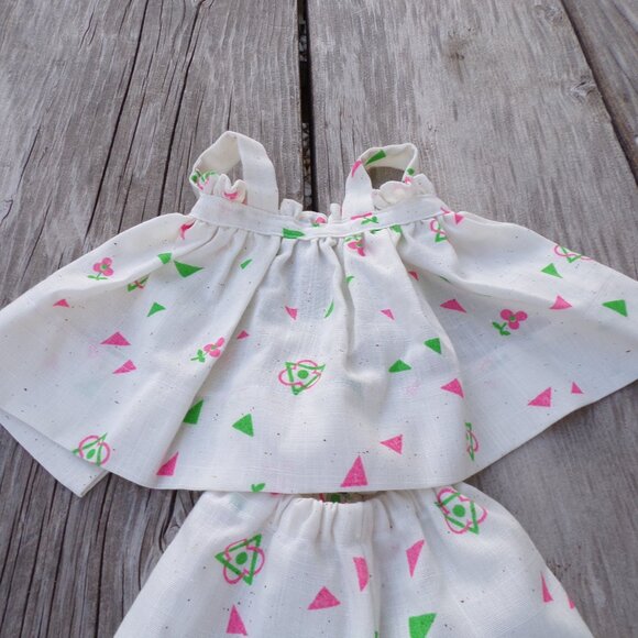 Doll Clothes, Vtg 2 Piece Doll Outfit, Vintage Doll Clothes, Vtg Bear Clothes, * - Picture 2 of 6